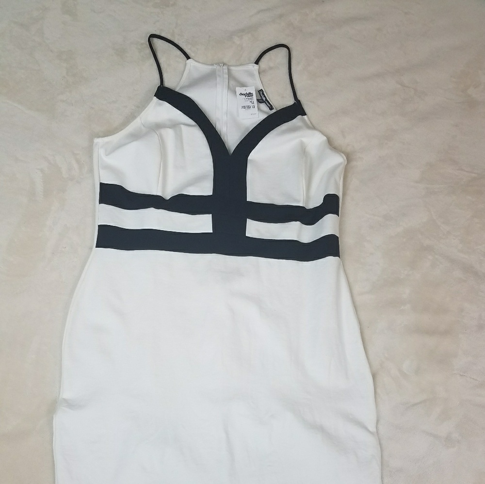 Charlotte Russe Plus Size Black and White Dress